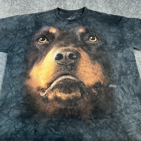 The Mountain Other - 2011 The Mountain Vincent Hie Rottweiler Black Gray SS Graphic T-Shirt Size XL